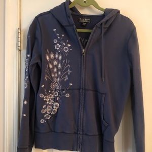 Lucky Brand Cotton Embroidered Sweatshirt